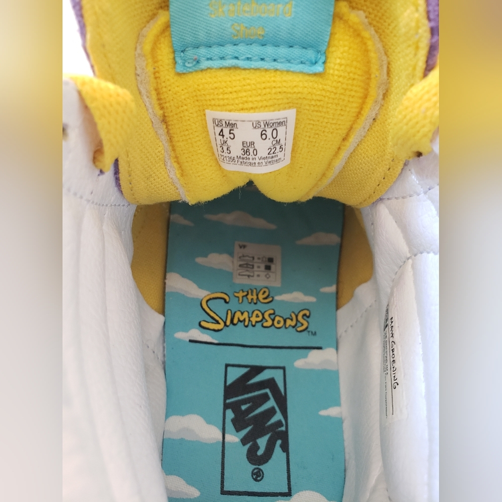 Vans x The Simpsons Sk8-Hi ‘Lisa 4 President  Sneakers - Picture 5 of 6